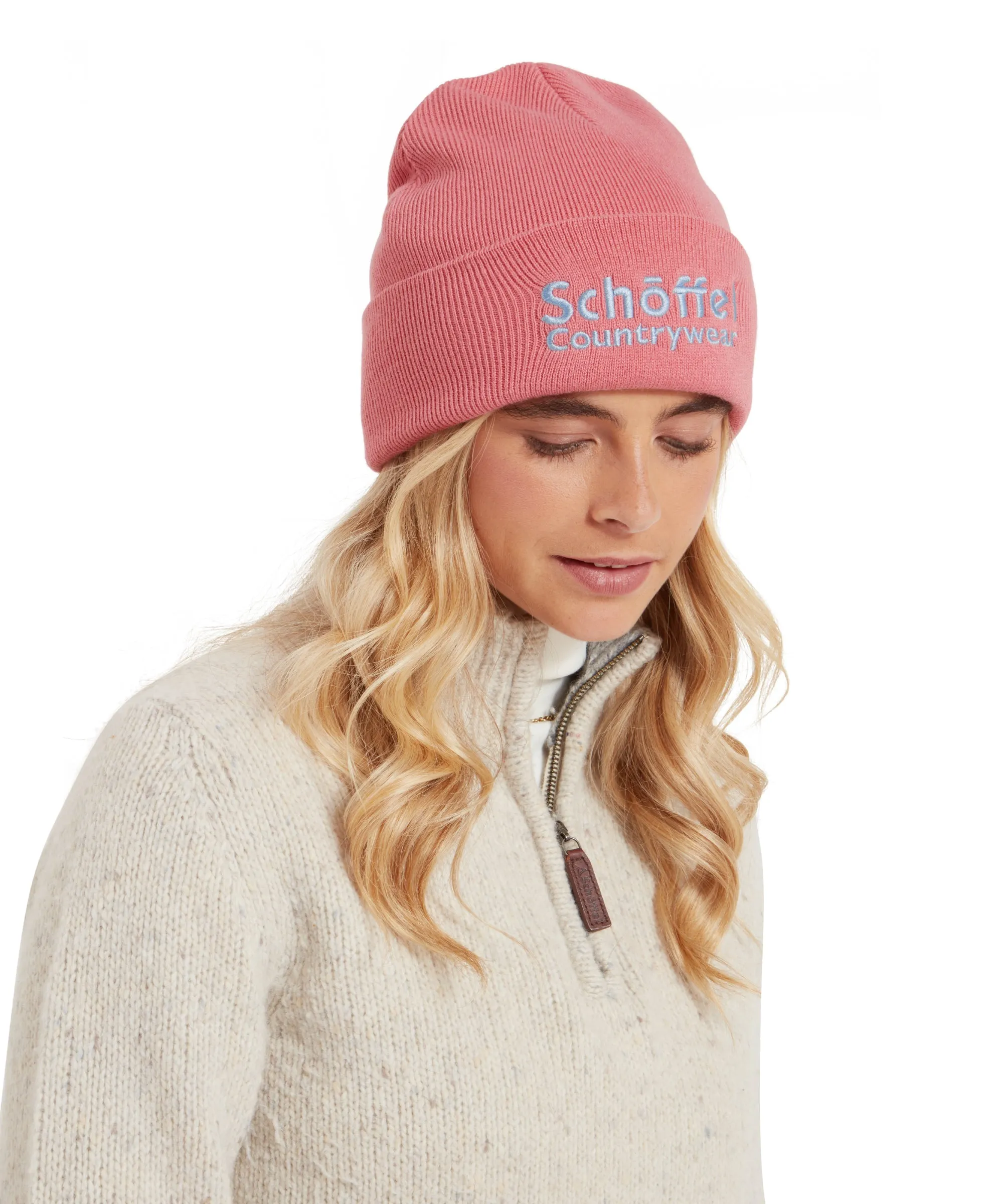 Exeter Beanie Hat - Dusky Pink