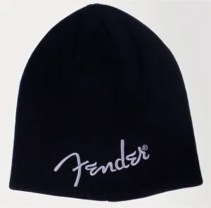 Fender Logo Beanie Hat, Black - One Size