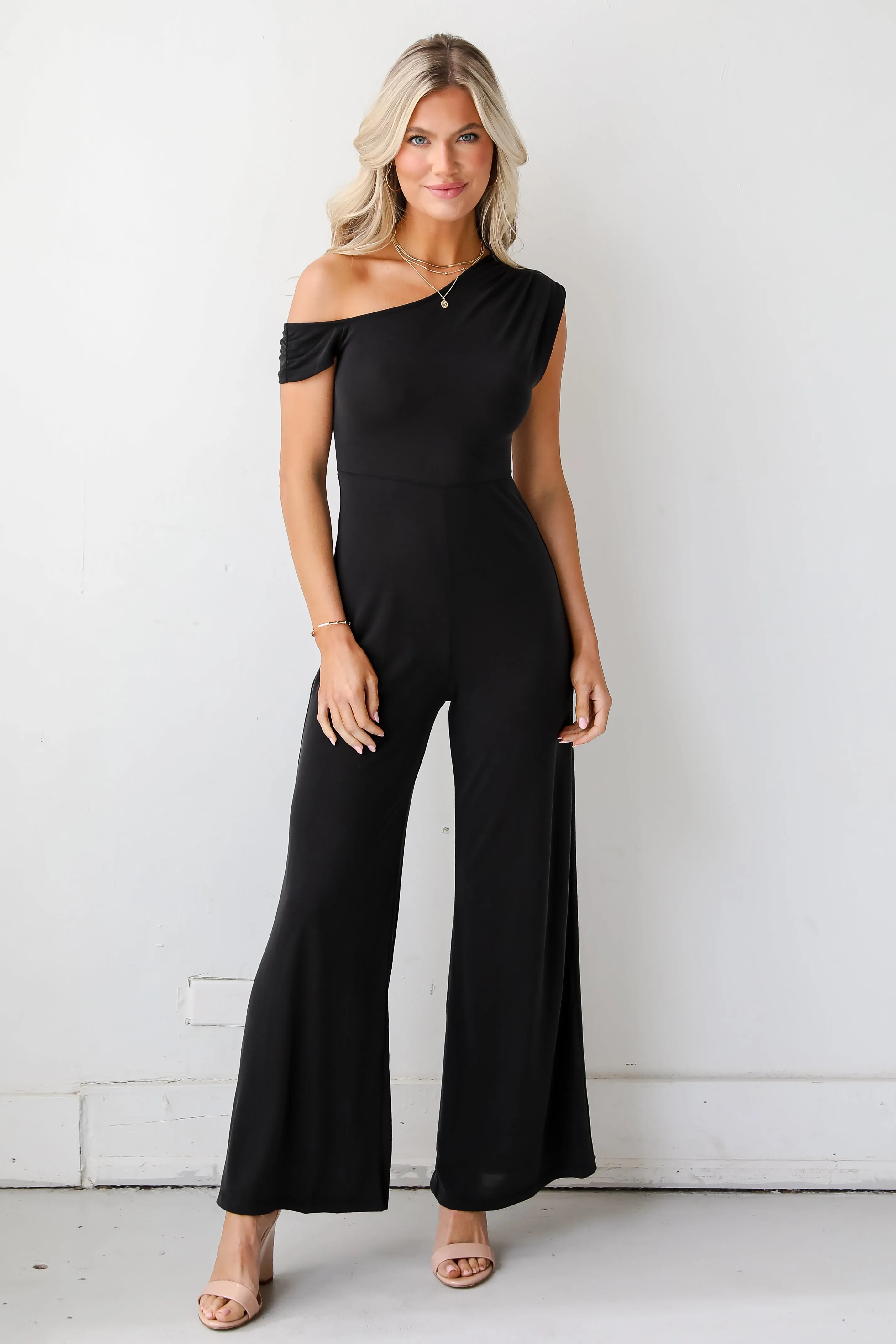 FINAL SALE - Authentically Yours Black Jumpsuit