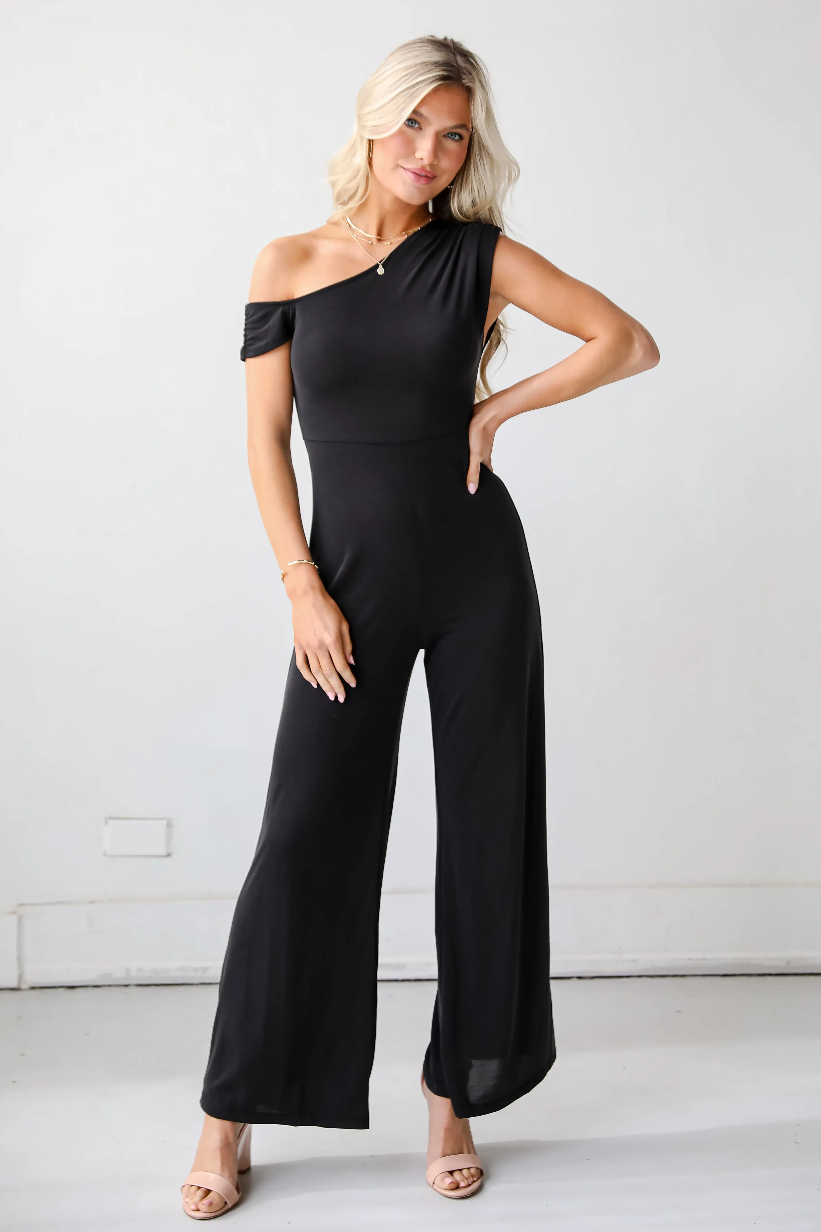 FINAL SALE - Authentically Yours Black Jumpsuit