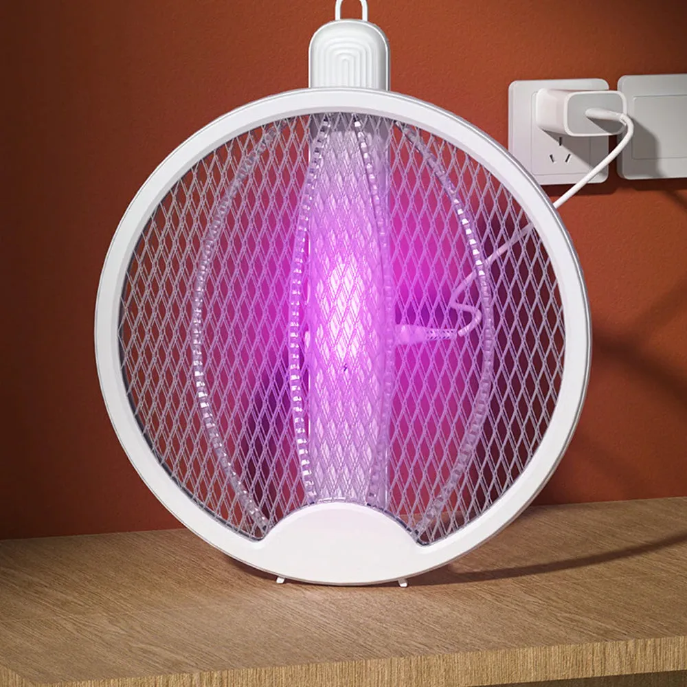 Foldable Electric UV Light Mosquito Swatter-USB Rechargeable