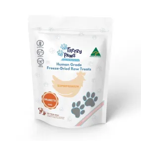 Freezy Paws Freeze Dried Human Grade Chicken Drumstick Dog and Cat Treats 100g