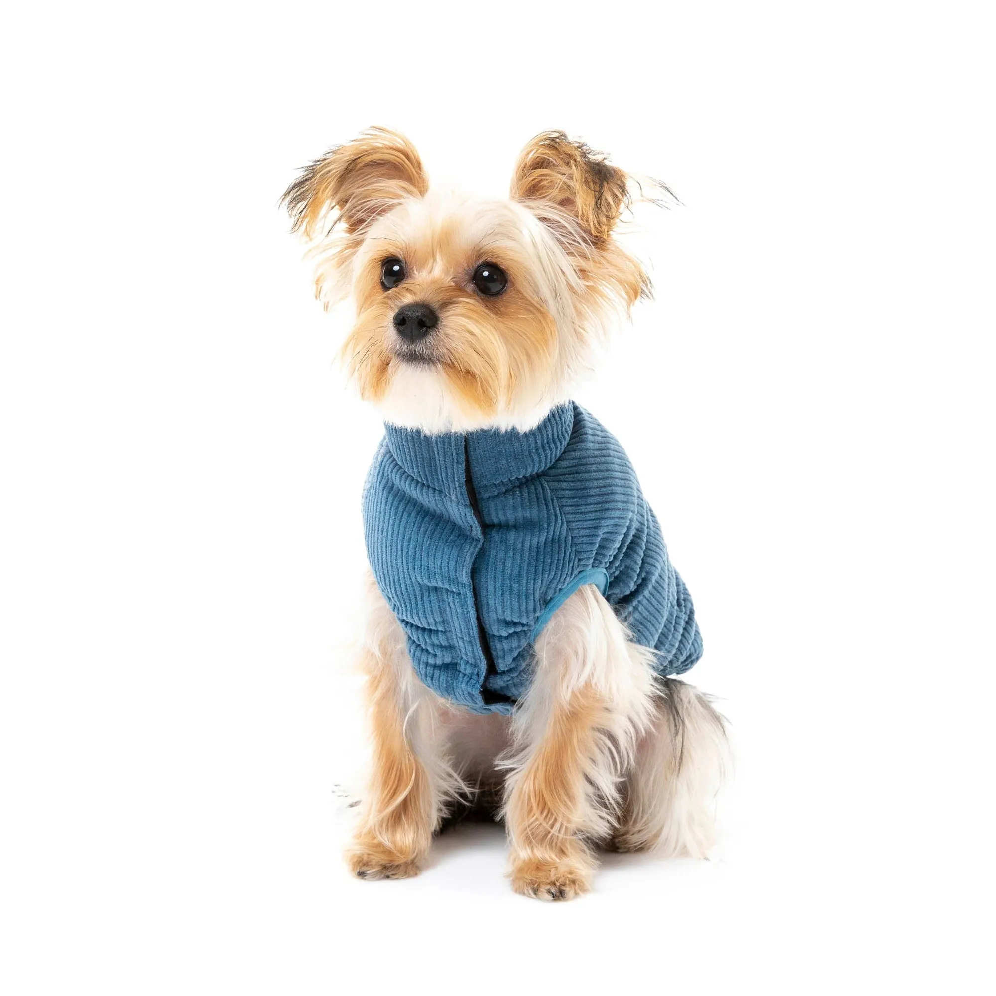 FuzzYard Apparel Mosman Dog Puffer Jacket Blue Size 2 XSmall***