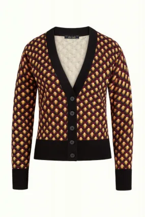 Gebreid vest van biologisch katoen | King Louie cardi v rizzoli truffle red