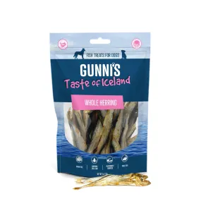 Gunnis Taste of Iceland Whole Herring Dog Treats 85g