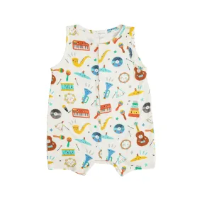 Happy Music Shortie Romper