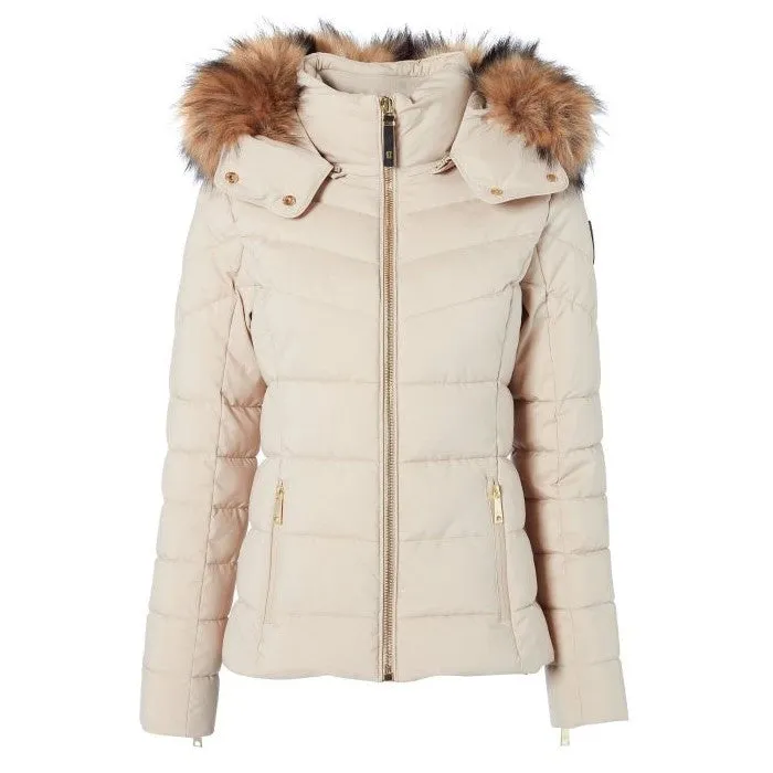 Holland Cooper Whistler Ladies Puffer Jacket - Stone