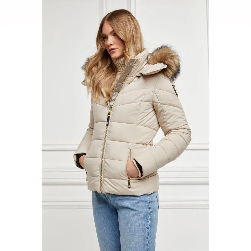 Holland Cooper Whistler Ladies Puffer Jacket - Stone