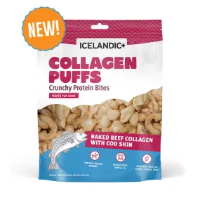 Icelandic ™ Beef Collagen Puffs with Cod Skin Treats for Dogs