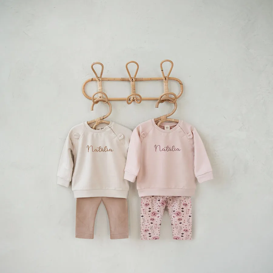 JBØRN Organic Cotton Baby Sweatshirt & Legging Set