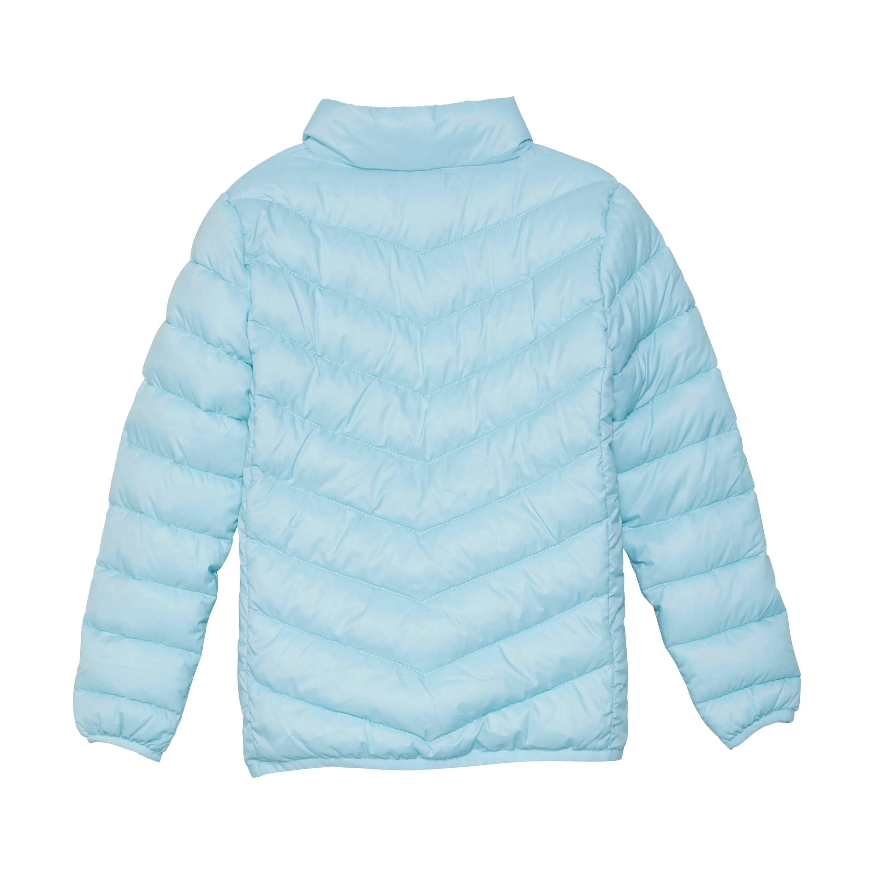 Kids Lightweight Puffer Jacket: Aqua-esque