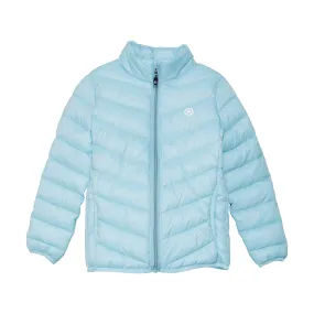 Kids Lightweight Puffer Jacket: Aqua-esque