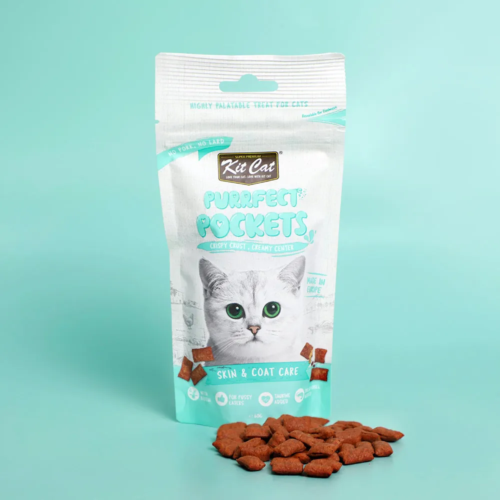 KitCat Cat Purrfect Pockets Skin & Coat Care 60g