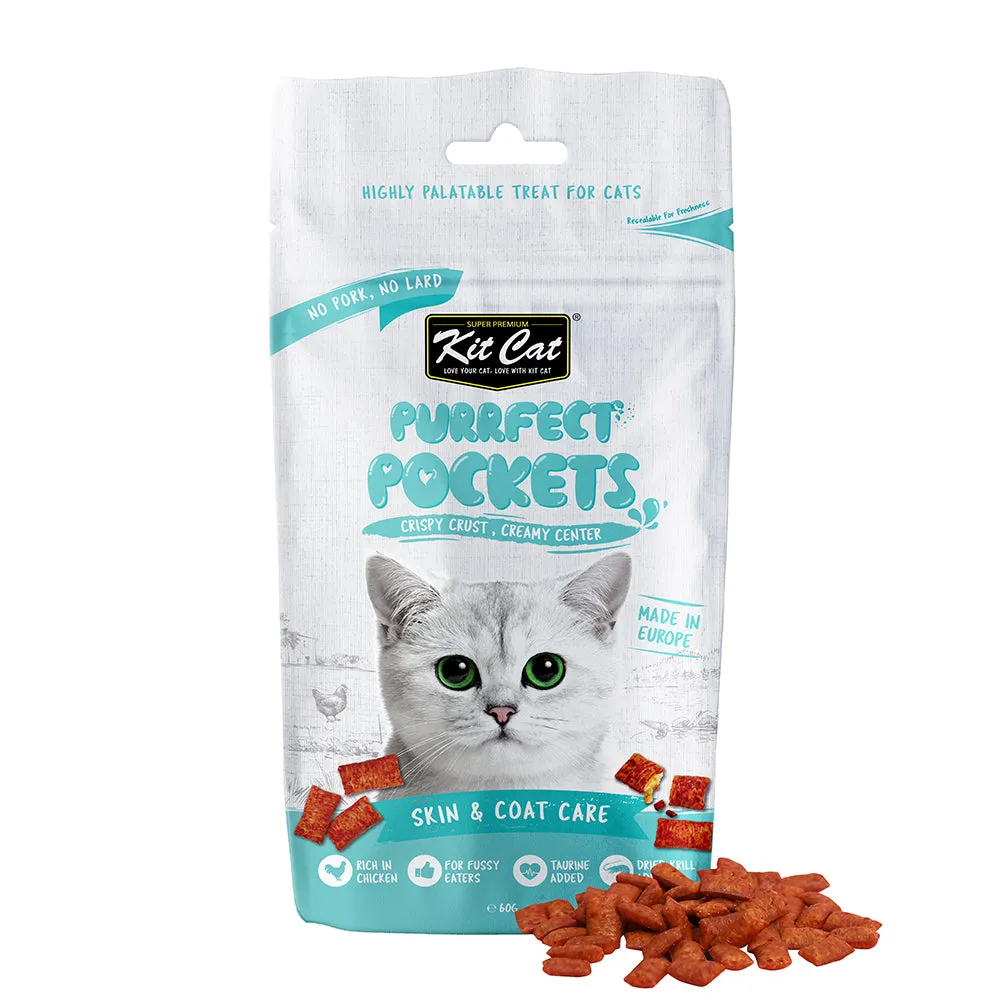 KitCat Cat Purrfect Pockets Skin & Coat Care 60g