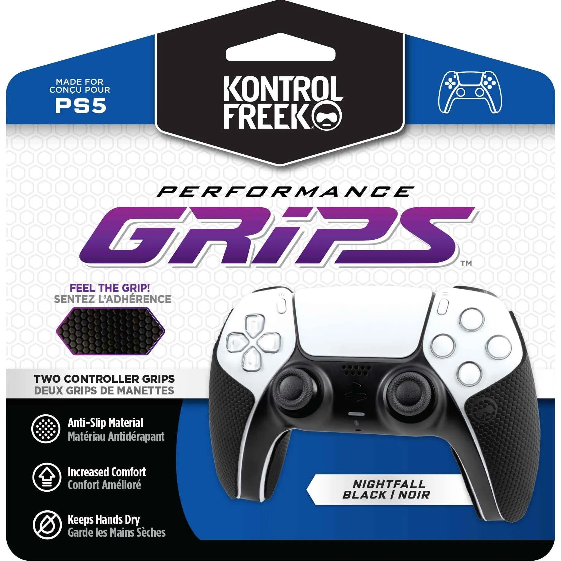 KontrolFreek Performance Grips Strips Thumbsticks for Playstation