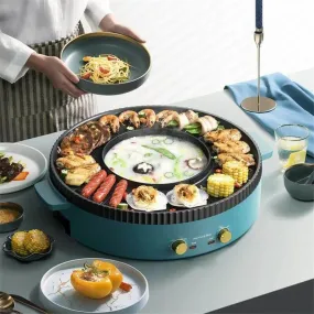 Korean Style Non-stick Smokeless Electric Barbecue Grill