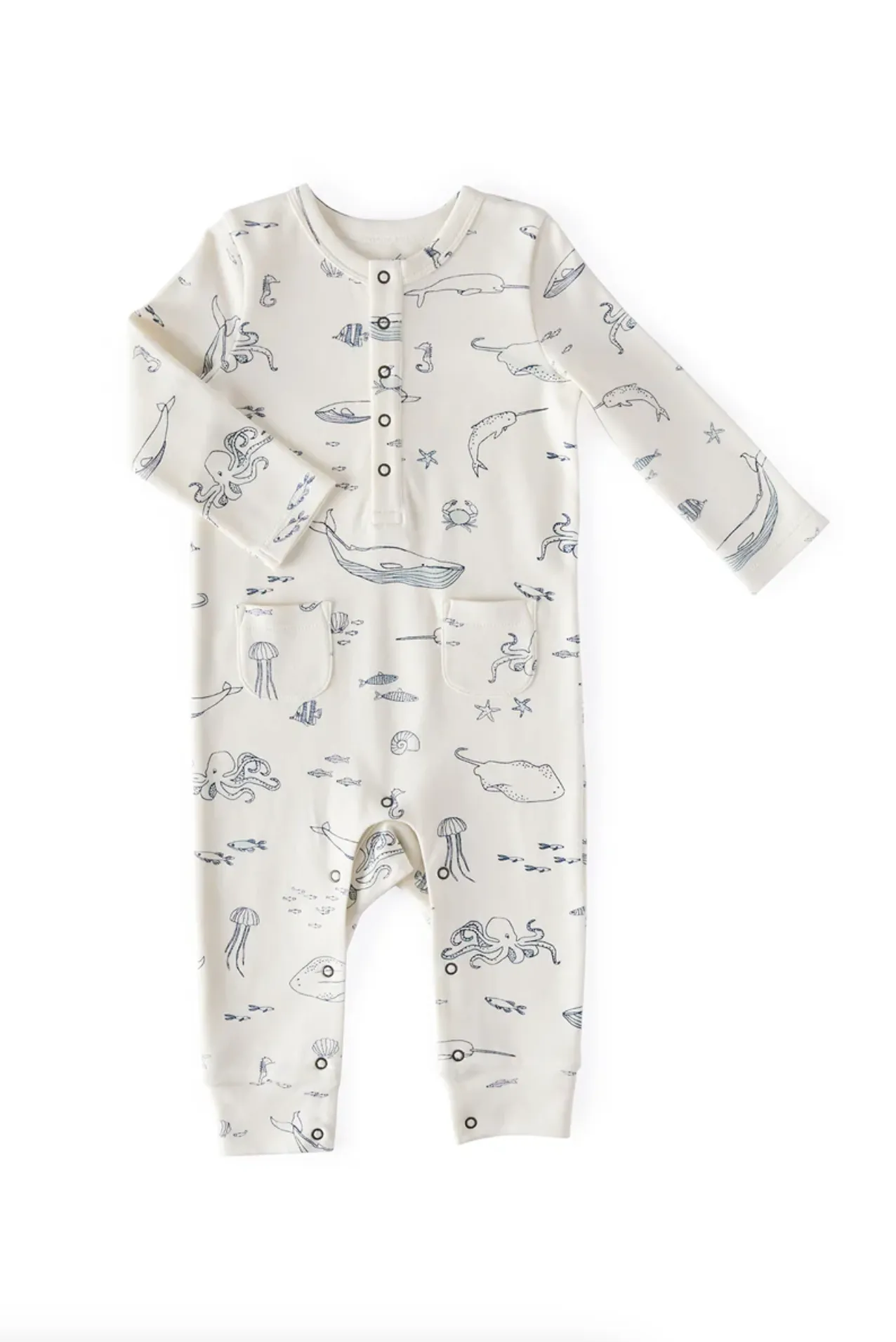 Life Aquatic Pocket Romper