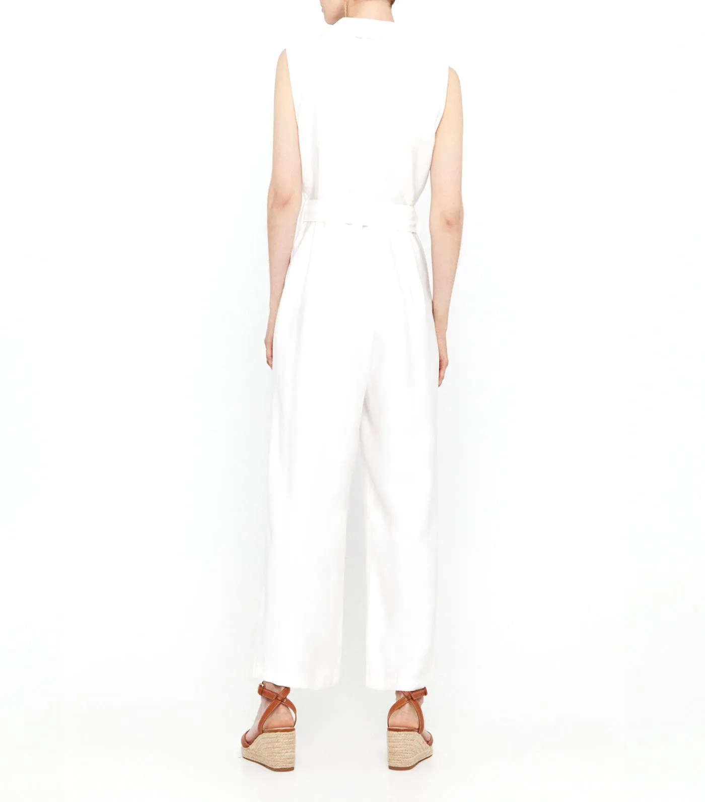 Long Jumpsuit White