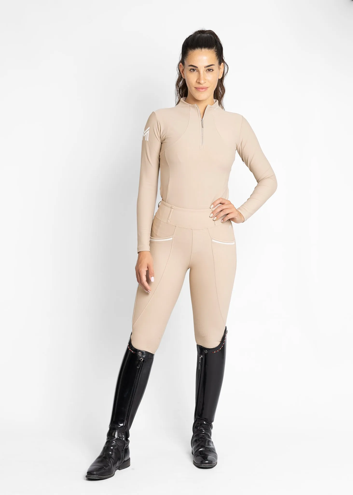 Long Sleeve Base Layer (Beige)