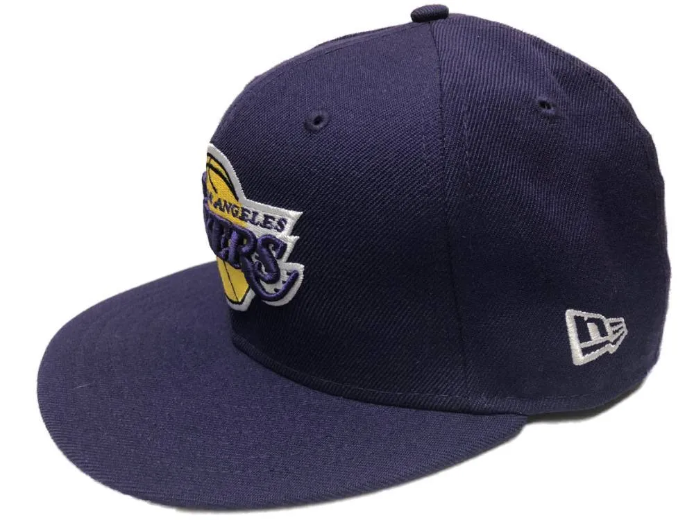 Los Angeles Lakers New Era 59Fifty Heritage Series Purple Fitted Hat Cap