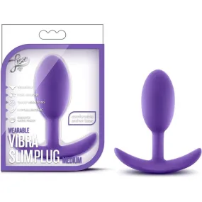 Luxe Wearable Vibra Slim Butt Plug - Medium Size