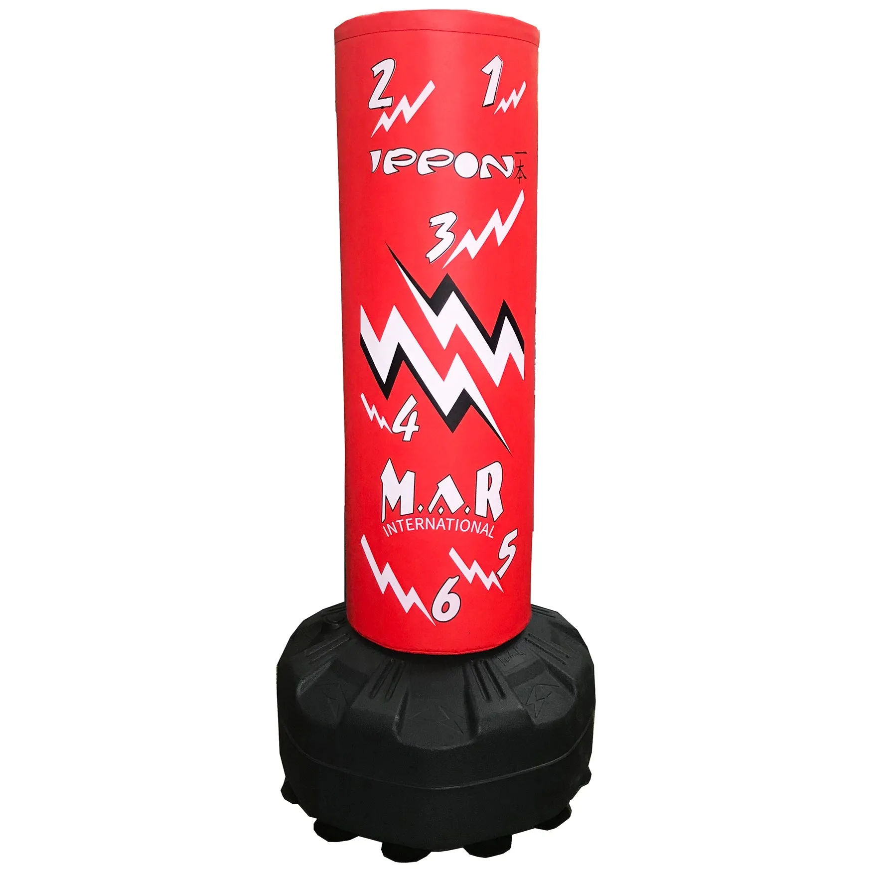 MAR-261A | Children's Free Standing Punching Bag with Scoring Zones - Bolt