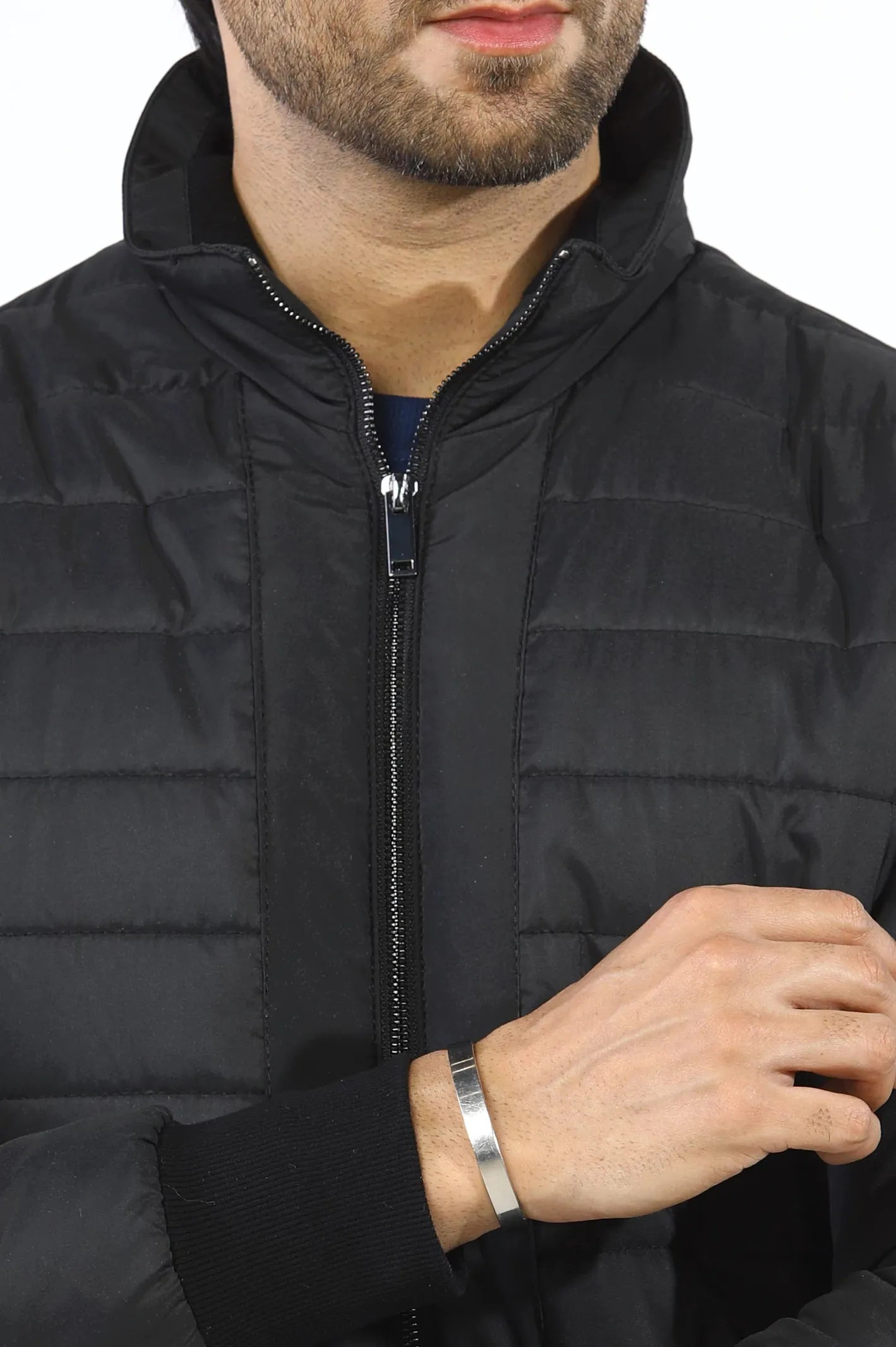 Mens Black Puffer Jacket