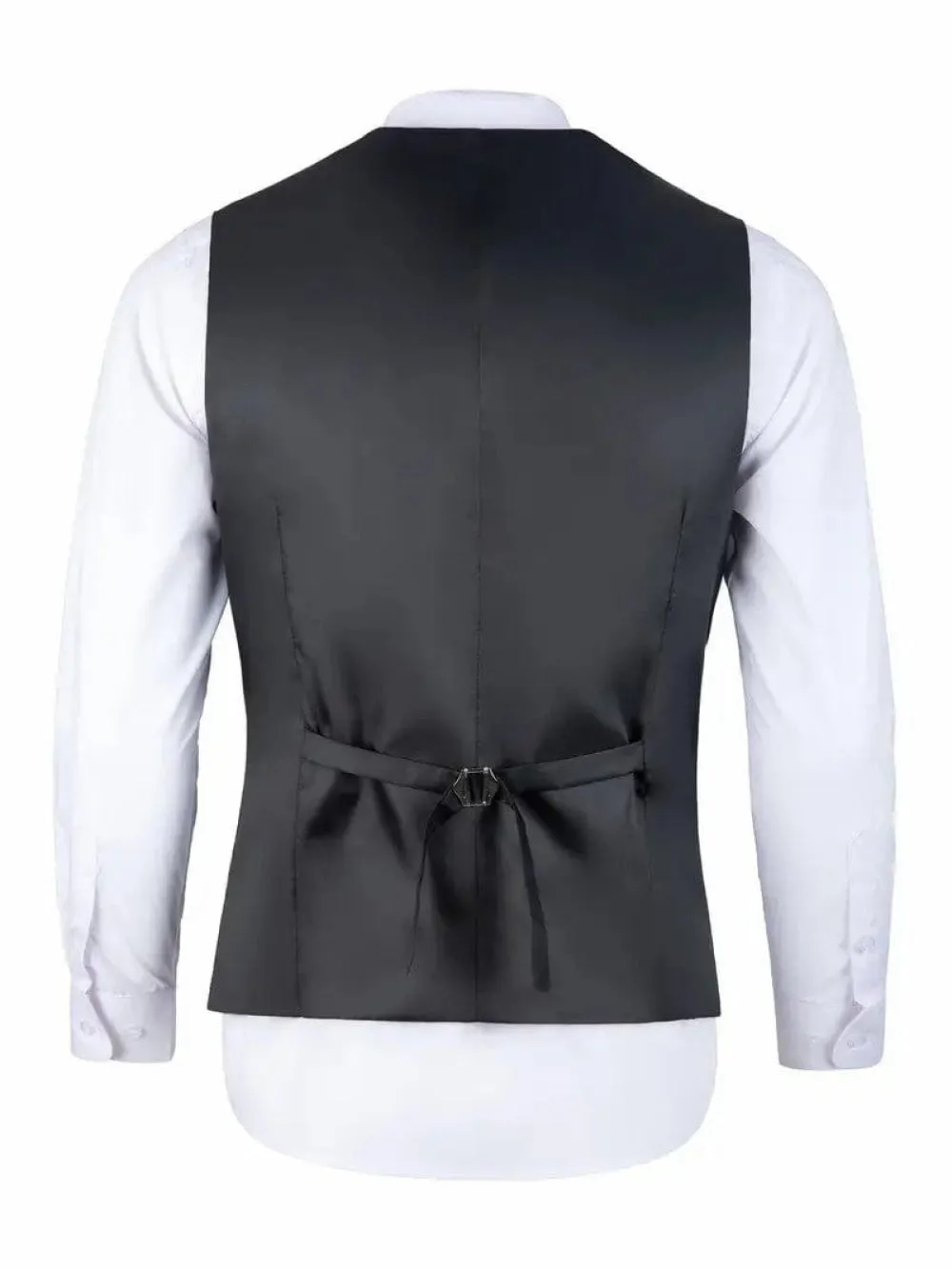 Men's Double Breasted Peak Lapel Waistcoat