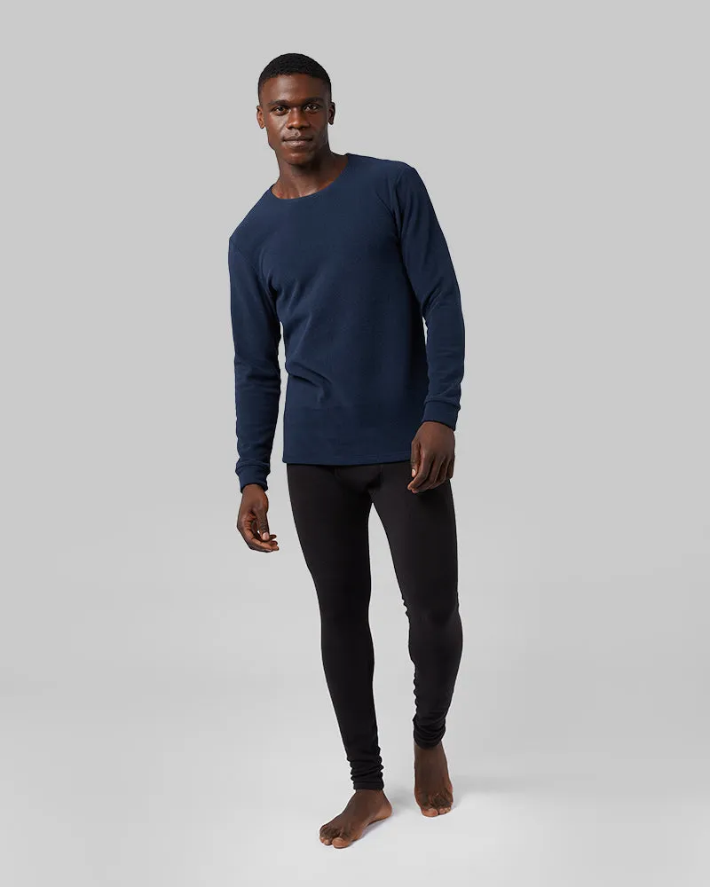 MEN'S HEAVYWEIGHT FLEECE BASELAYER CREW TOP