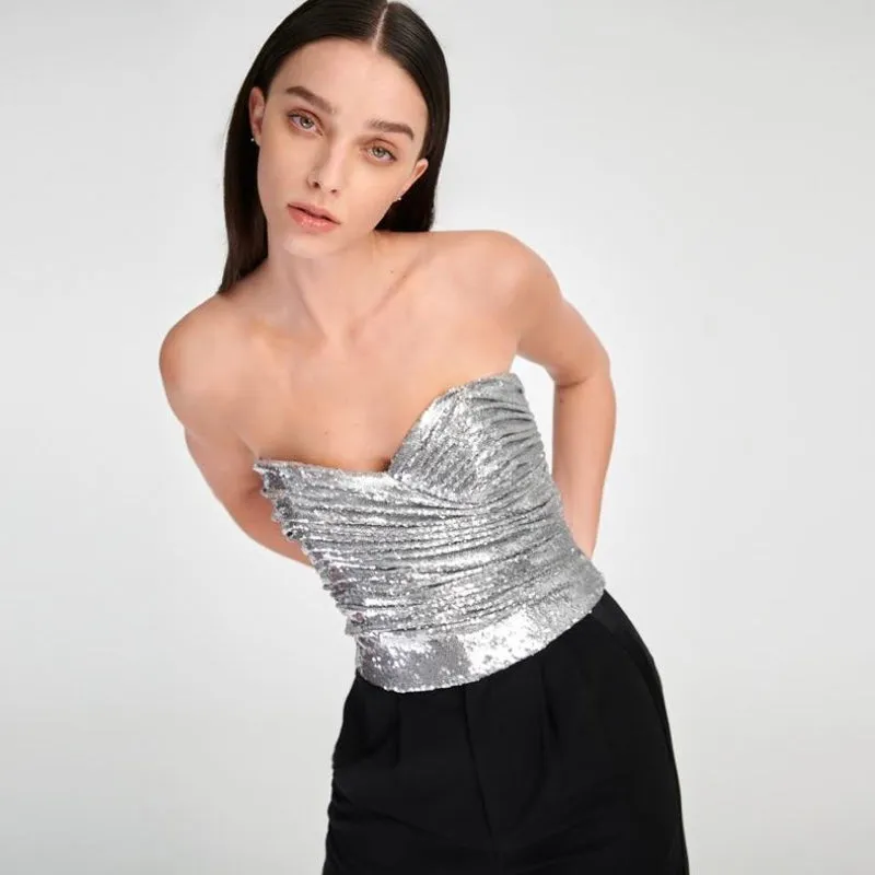 Milan Sequin Top