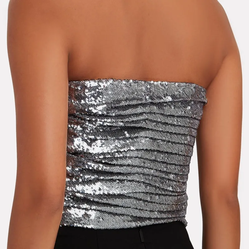 Milan Sequin Top