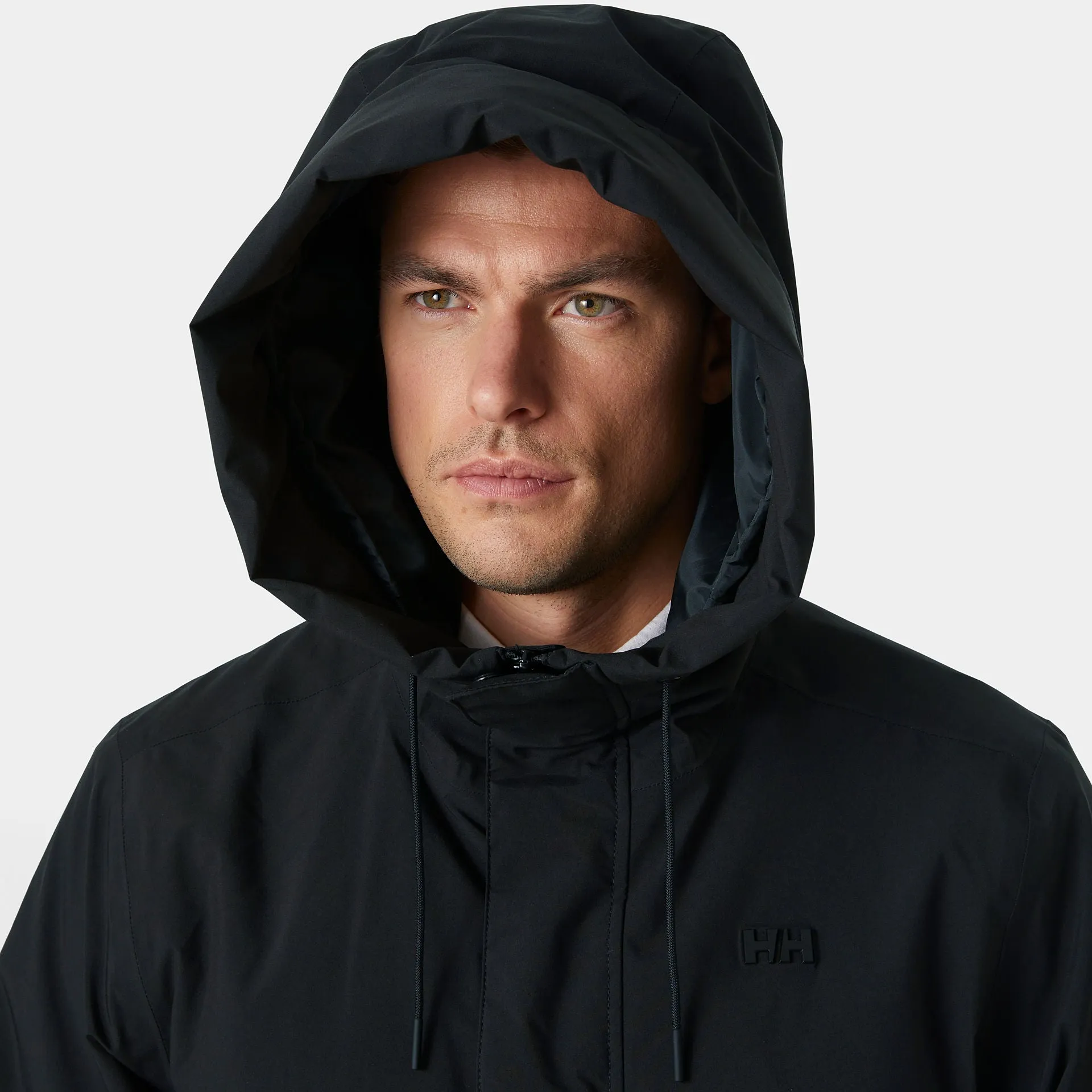 MUNICH INSULATED RAIN COAT - BLACK