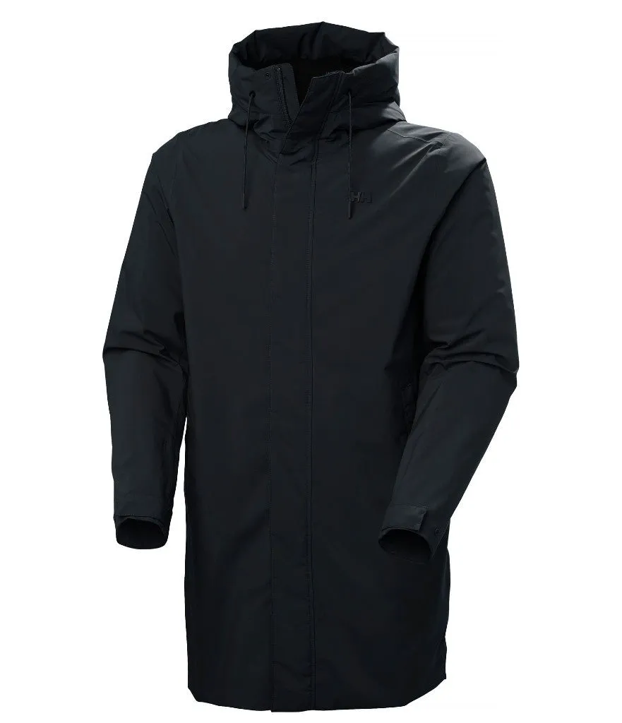 MUNICH INSULATED RAIN COAT - BLACK