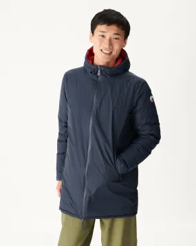 Navy Blue/Red Reversible light puffer jacket Amsterdam