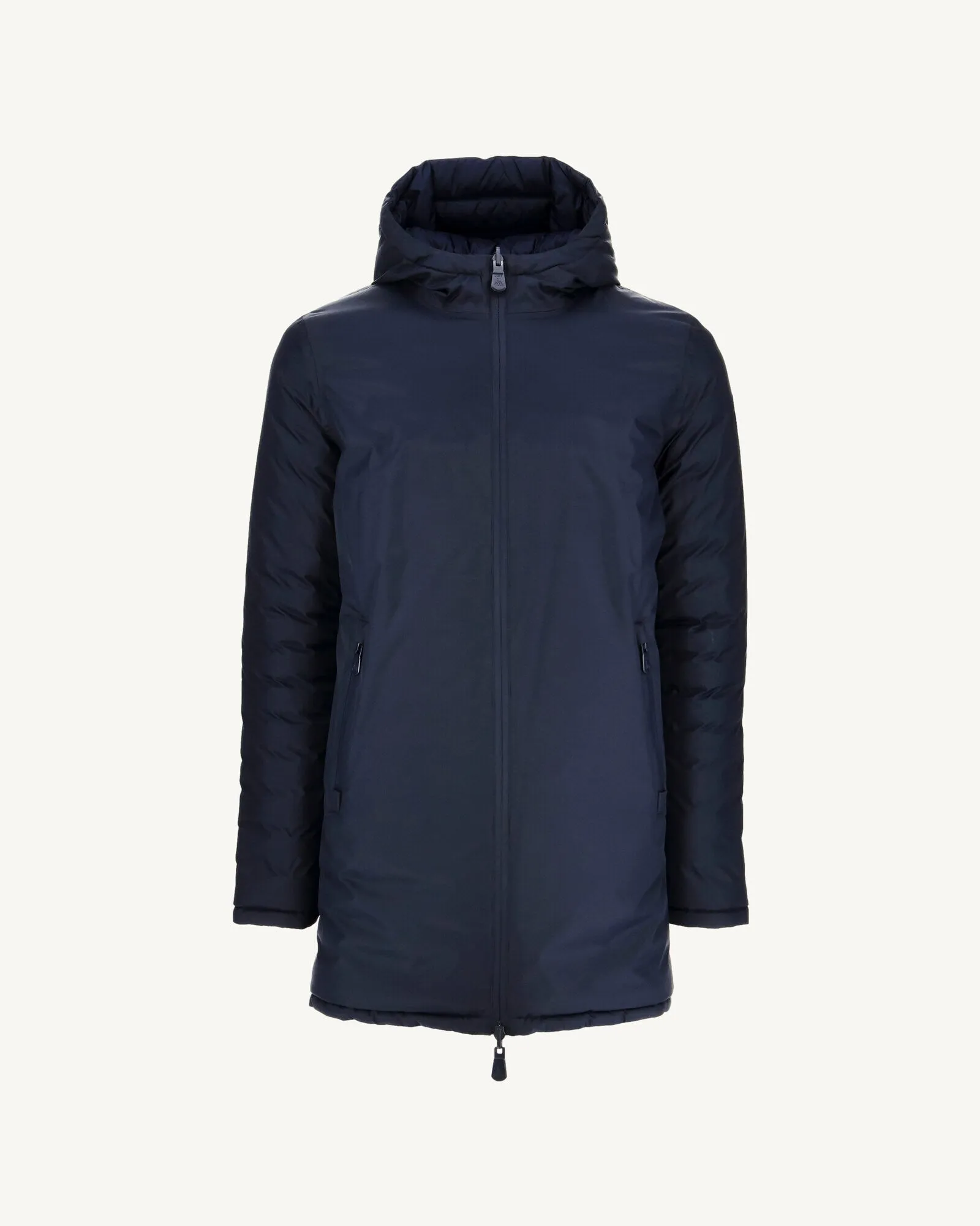 Navy Reversible light puffer jacket Amsterdam