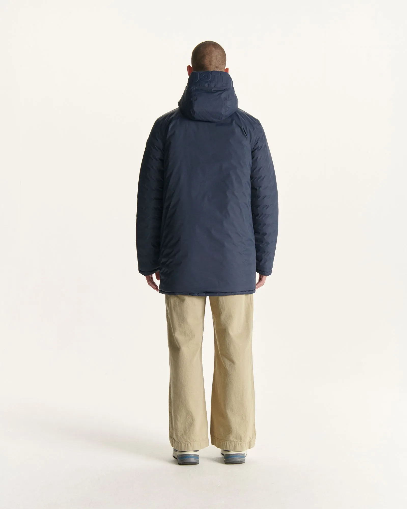 Navy Reversible light puffer jacket Amsterdam