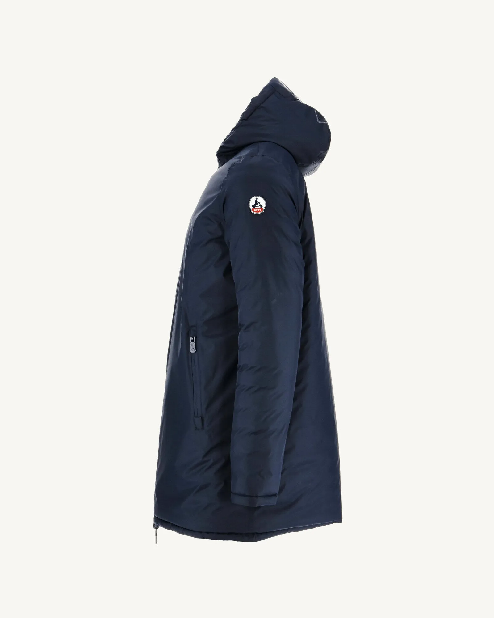 Navy Reversible light puffer jacket Amsterdam