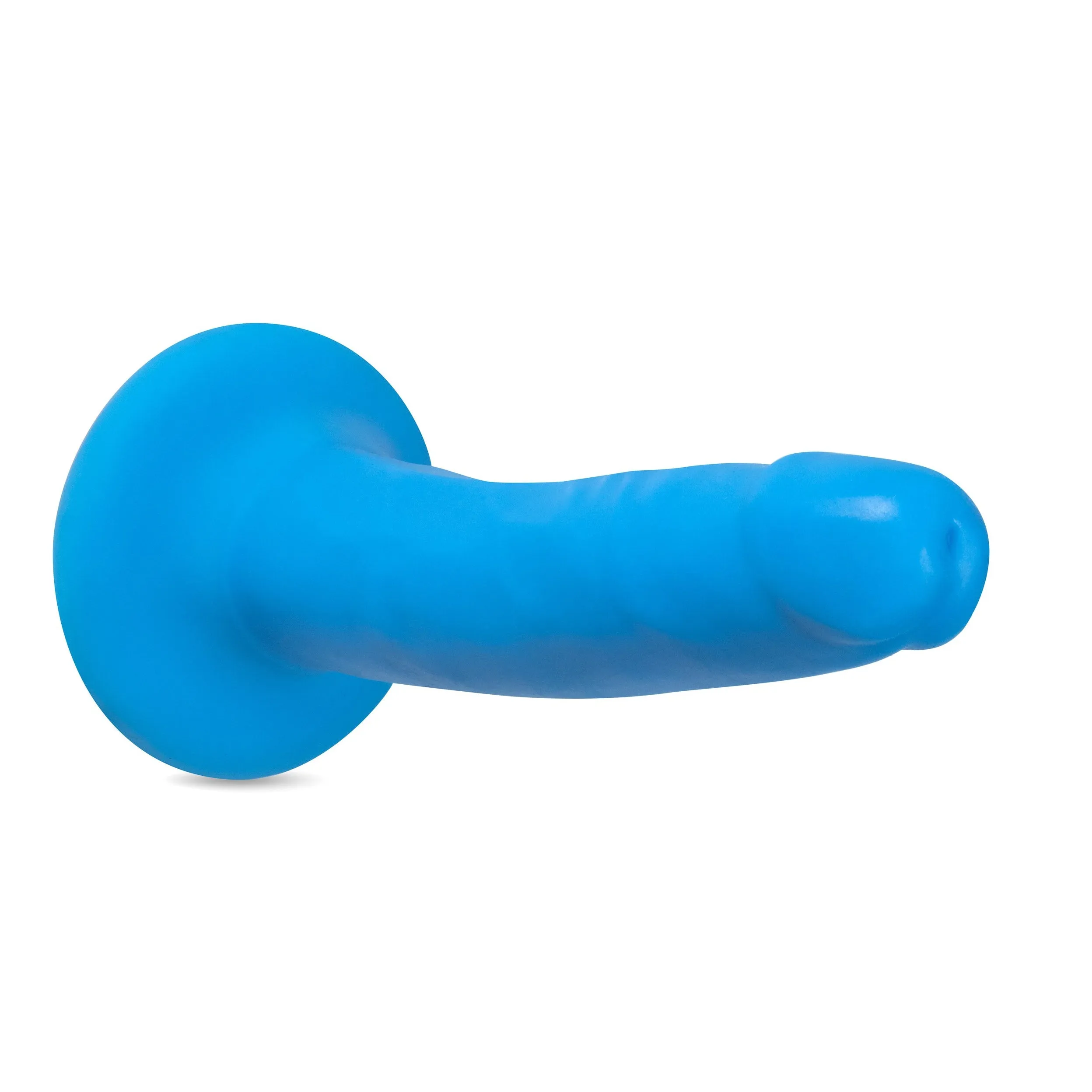 Neo Elite - 6 Inch Dual Density Cock - Neon Blue