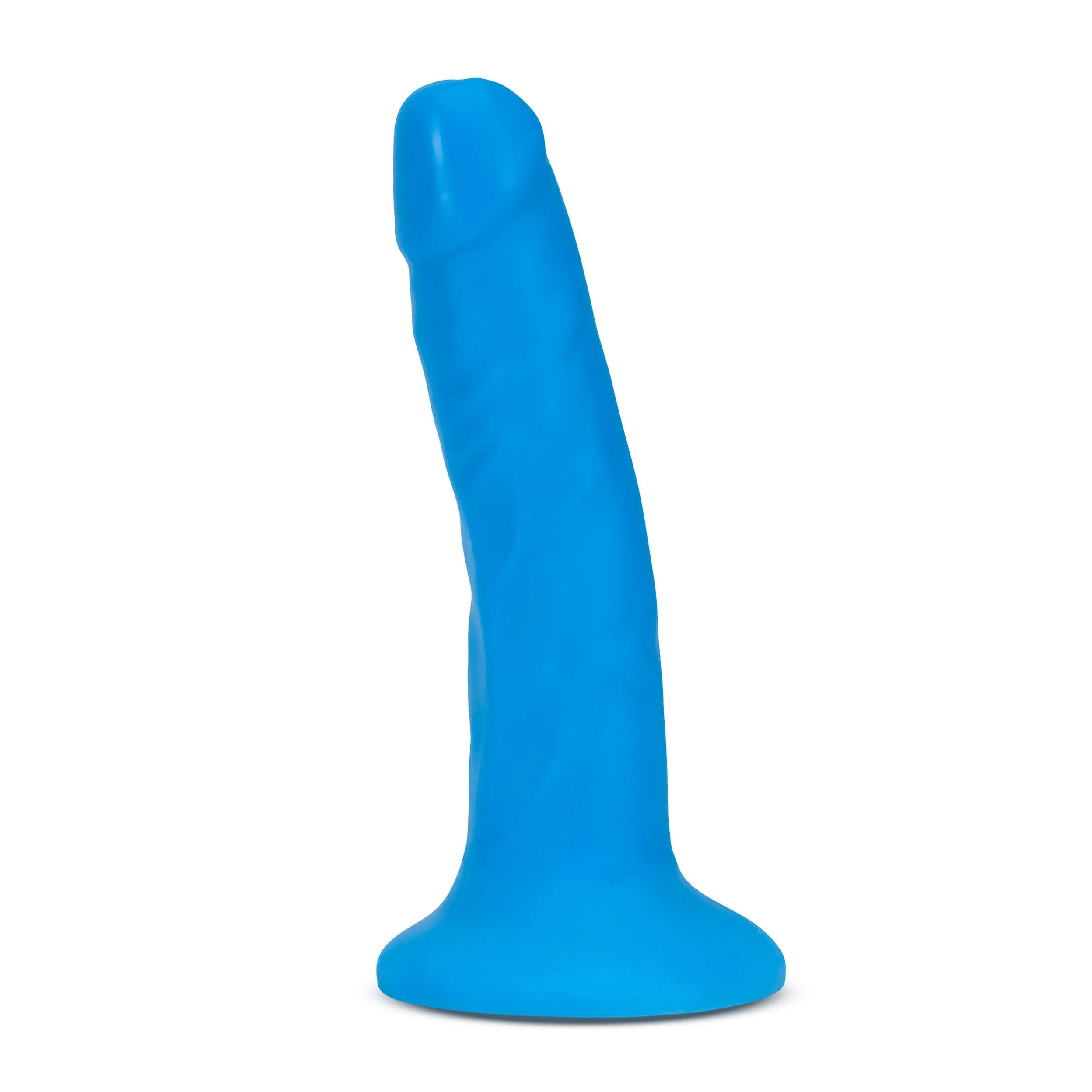 Neo Elite - 6 Inch Dual Density Cock - Neon Blue