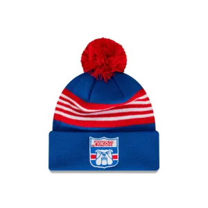 New Era Footscray Bulldogs Retro Beanie With Pom