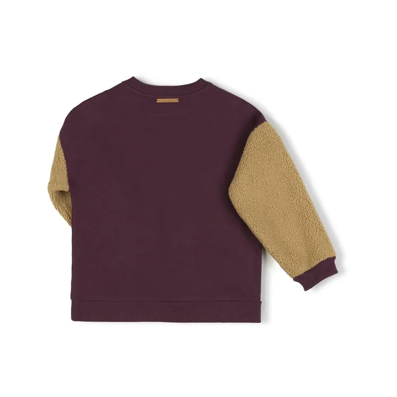 Nixnut Sleeve Sweater | Bordeaux