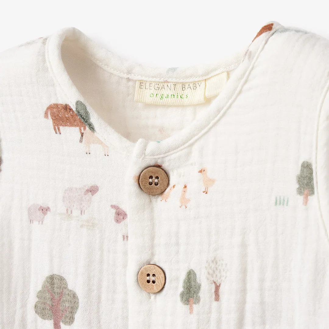 On the Farm Organic Muslin Shortall