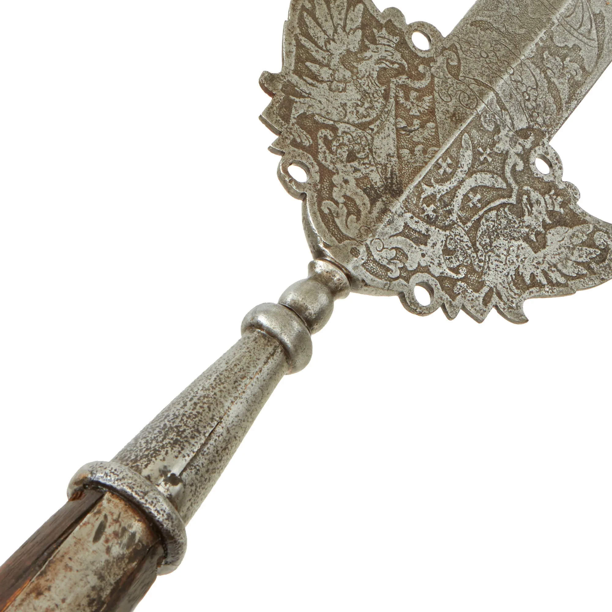 Original 17th Century Holy Roman Empire Ferdinand III Eastern Austrian State Partisan Polearm - 84”