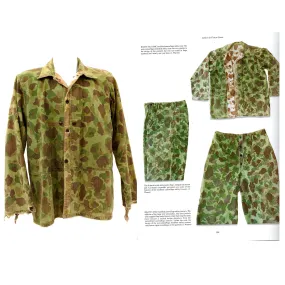 Original U.S. WWII USMC Modified Reversible Camouflage HBT Utility Coat - As Seen in Book