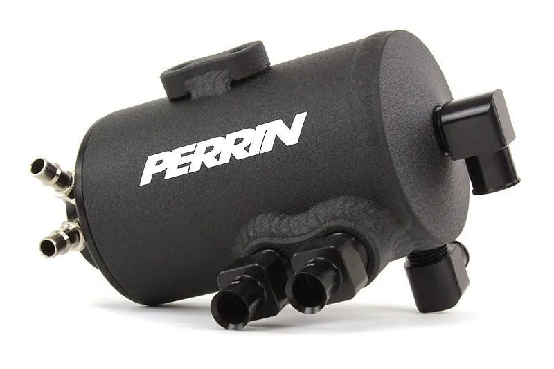 Perrin 02-21 WRX / 04-21 STI / 05-09 OBXT / 05-09 LGT Wrinkle Black Air Oil Separator Kit (perPSP-ENG-609BK)