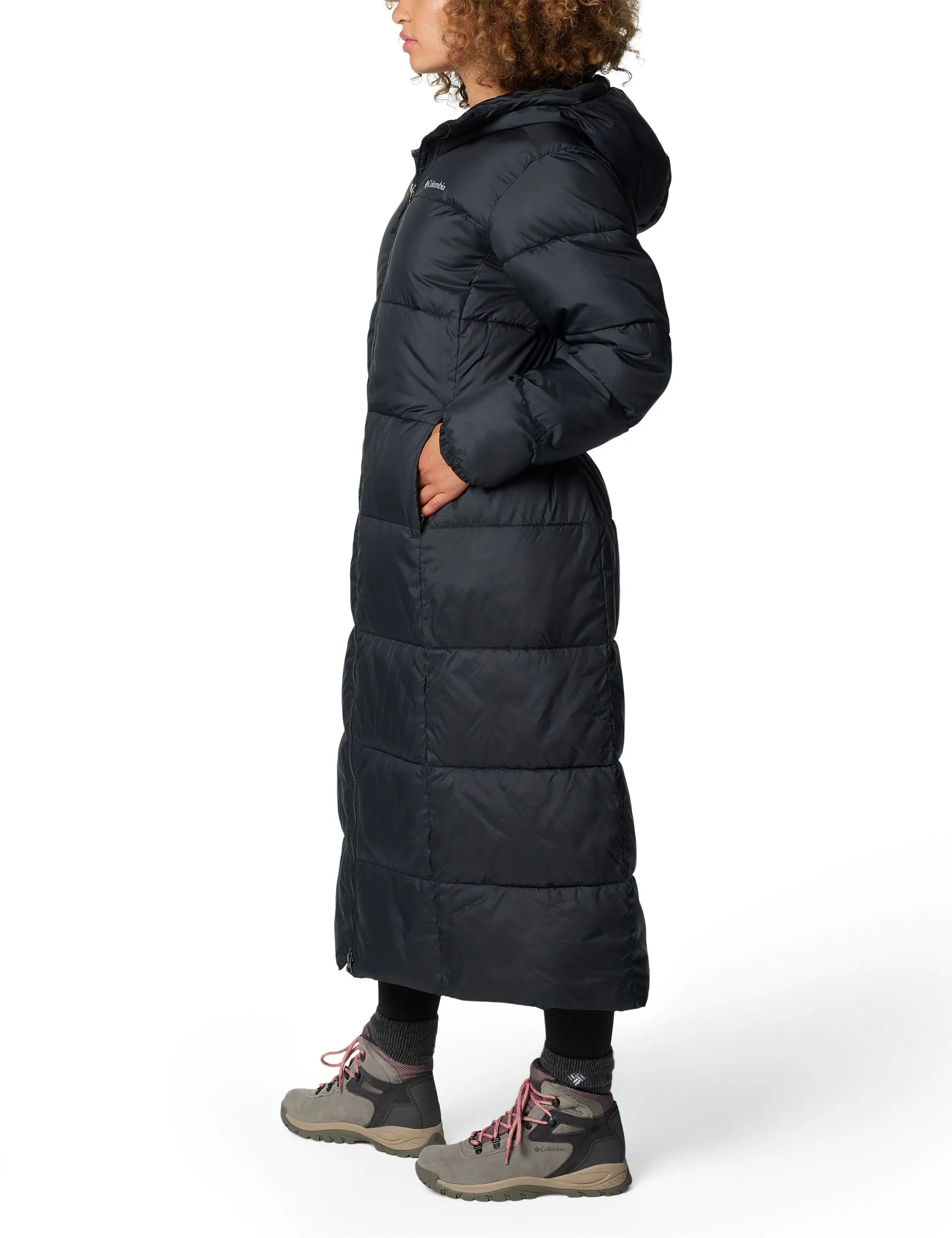 Pike Lake III Long Puffer Jacket - Black