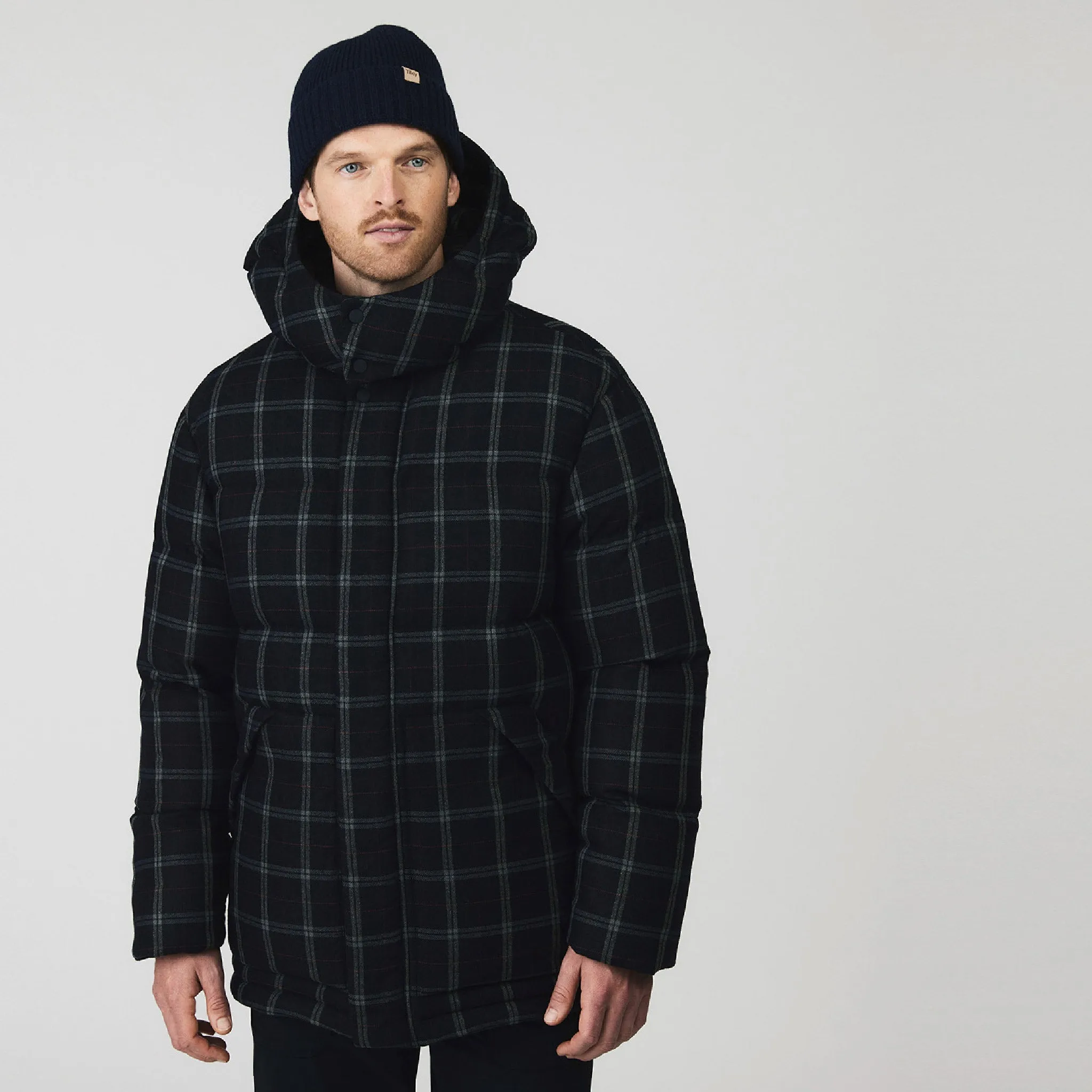 Plaid Terrain Down Parka