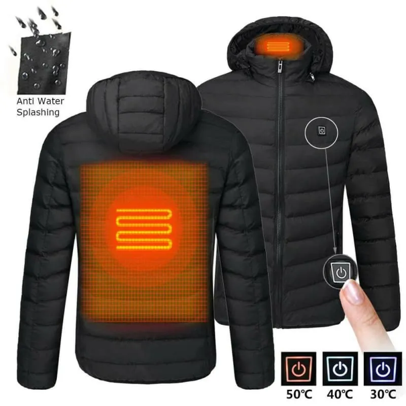 Pleasures and Sins Usb Heated Jacket for Ultimate Winter Warmth