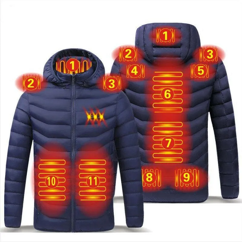 Pleasures and Sins Usb Heated Jacket for Ultimate Winter Warmth