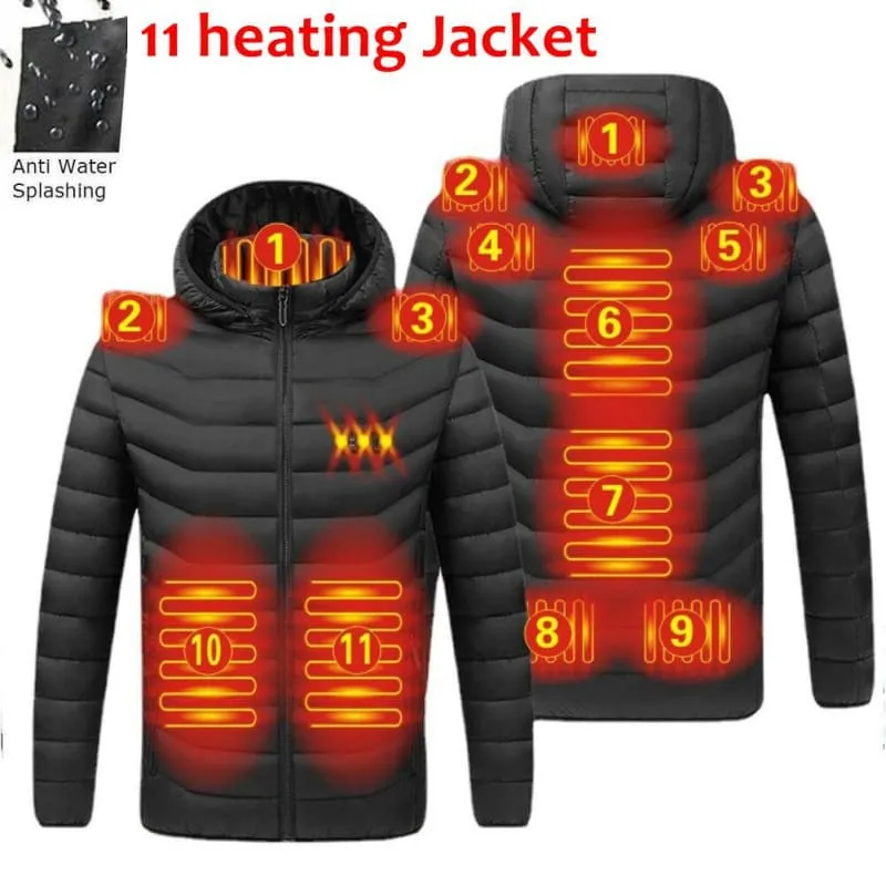 Pleasures and Sins Usb Heated Jacket for Ultimate Winter Warmth